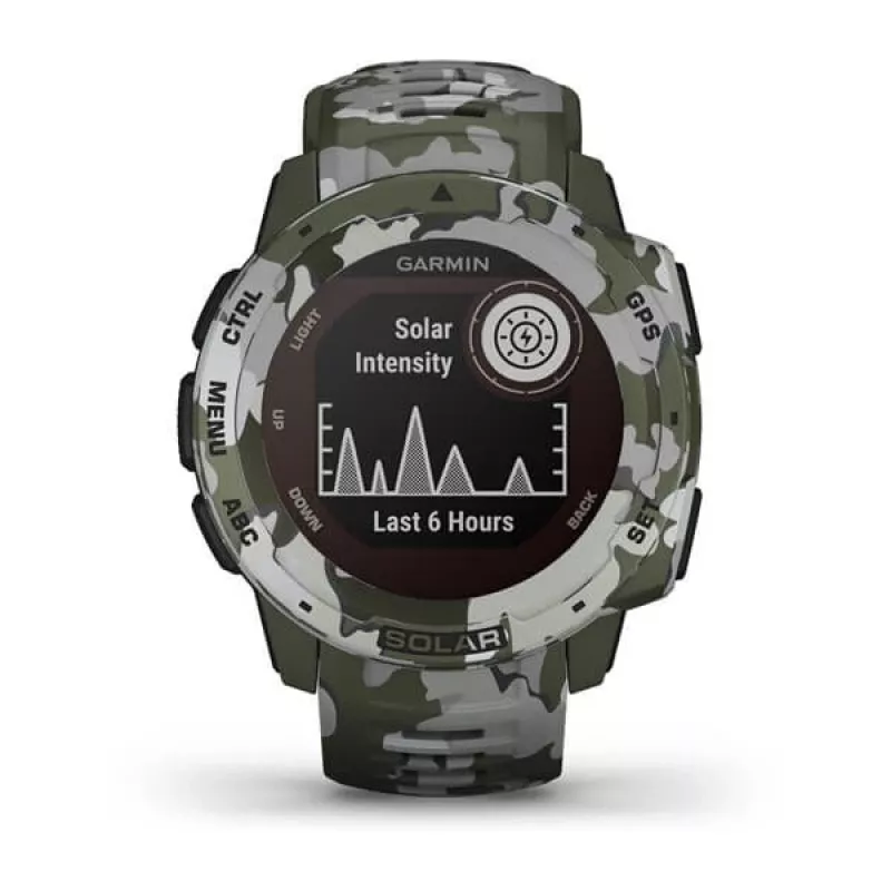 GPS hodinky Garmin Instinct Solar Camo Edition maskáčové
