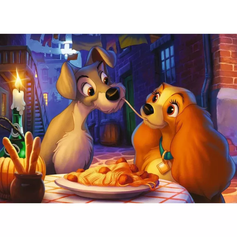 Puzzle Disney Collector's Edition - Lady and the Tramp (1000 dielikov)