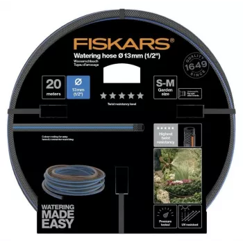Záhradná hadica Fiskars 1027107 20 m nadzemná modrá sivá