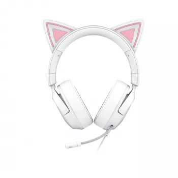 Headset Razer Kraken Kitty V3 X — herný headset s RGB osvetlením, ľahkým dizajnom, vstavaným mikrofónom