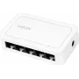 LogiLink sieťový switch 5 x RJ45 portov Gigabit plastové puzdro biela