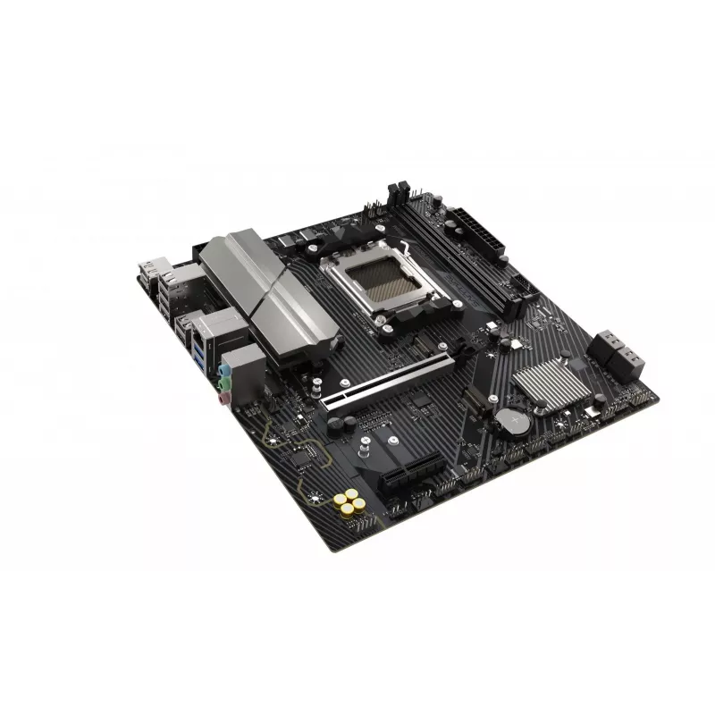 Základná doska Sapphire B650M-E (AMD B650) micro ATX, socket AM5, DDR5, 2x DIMM, 96GB, 2x M.2 (PCIe5/4), 4x SATA III, 2,5Gb LAN