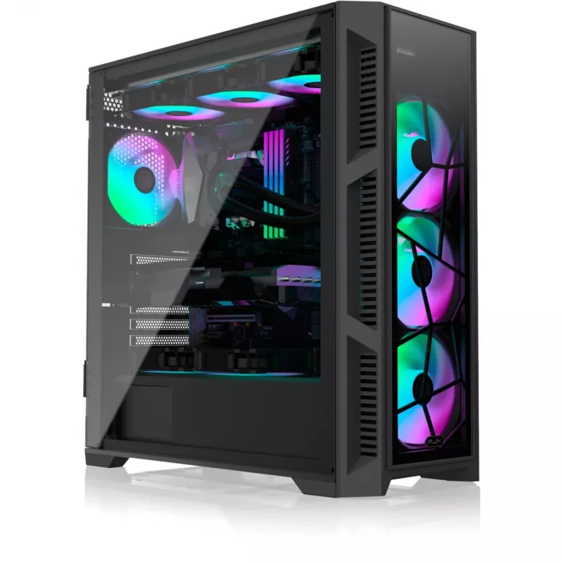PONOS Ultra, Midi Tower, PC, čierna, ATX, EATX, micro ATX, Mini-ITX, SPCC, skriňa