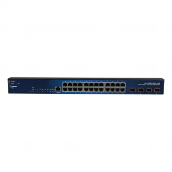 ALLNET switch smart managed Layer2 24 port • 24x GbE • 4x SFP+ • 19 • bez ventilátora • ALL-SG8428M-10G