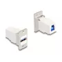 DeLOCK panelový Keystone modul USB 5 Gbps Type-A samica na Type-B samicu