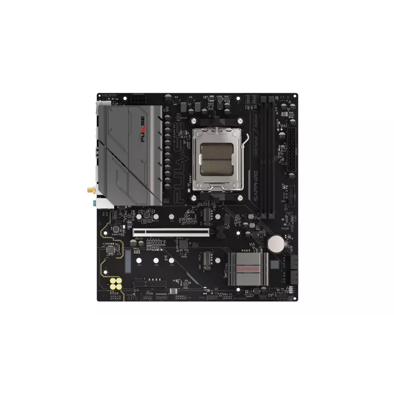Základná doska Sapphire PULSE A620AM (microATX) socket AM5, AMD A620A, DDR5, 2x DIMM, 64 GB, 2x M.2, Gigabit LAN