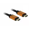HDMI kábel DeLOCK 85728 1,5 m Type-A čierny zlatý