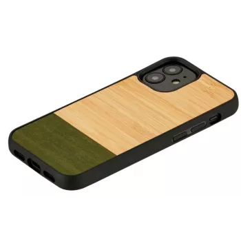 Puzdro na telefón Man and Wood pre iPhone 12 mini – Bambuswald čierna