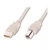 5M USB 2.0 kábel A-B / M-M sivý Classic