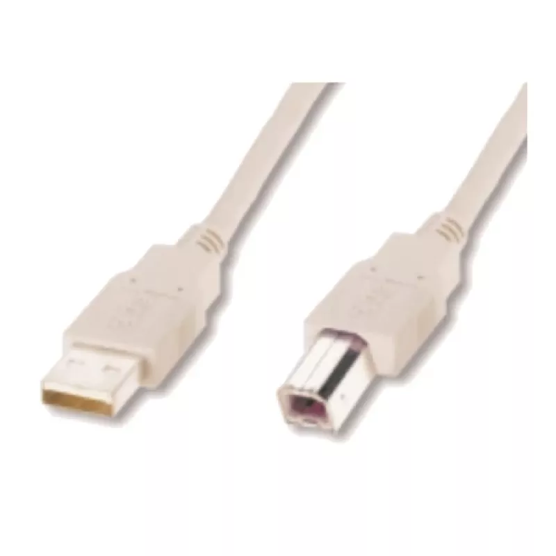 5M USB 2.0 kábel A-B / M-M sivý Classic