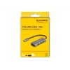 DeLOCK 63171 USB Hub 3.2 Gen 1 Type-A 5000 Mbit/s sivý