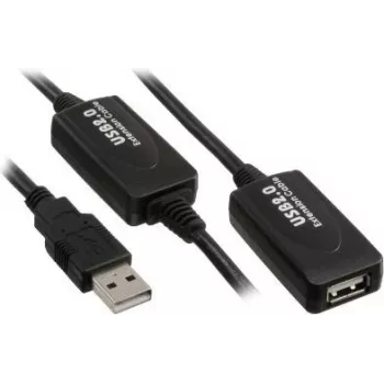 USB kábel Kindermann 5771000110 USB 2.0 10 m čierny