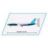 Stavebnica Cobi Boeing 737-8 — 340 dielov, odporúčaný vek 7+, modrá a biela