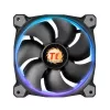 Thermaltake Riing 14 LED 256 Color CL-F043-PL14SW-B ventilátory do skrine 140 mm, balenie 3 ks, 600–1400 ot./min., 4-pin