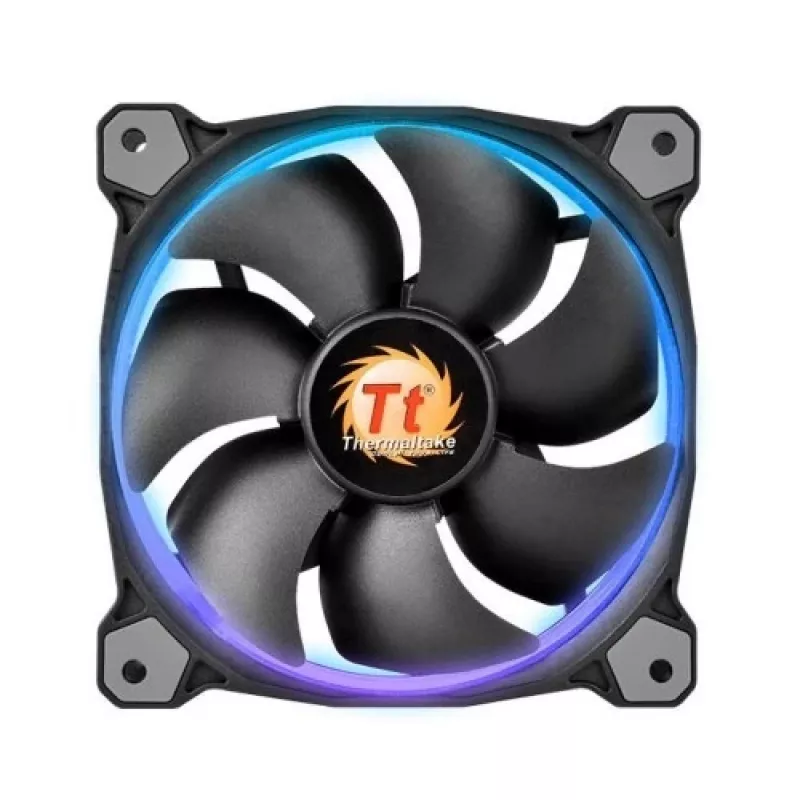 Thermaltake Riing 14 LED 256 Color CL-F043-PL14SW-B ventilátory do skrine 140 mm, balenie 3 ks, 600–1400 ot./min., 4-pin