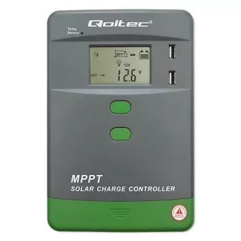 MPPT solárny regulátor QOLTEC 53662 s teplotným senzorom