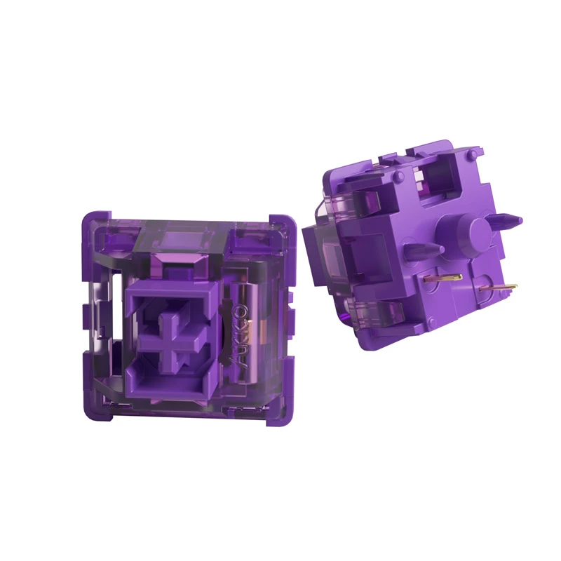 Akko V3 Pro Lavender Purple mechanický spínač, 5-pinový, taktilný, driek MX, 40 g, 45 ks