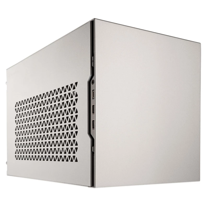 Mini-ITX skriňa SILVERSTONE SST-SG15S, strieborná hliníková kompaktná skriňa