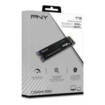 SSD PNY CS2241 M.2 NVMe PCIe 4.0 1 TB – čítanie 5100 MB/s, zápis 3200 MB/s