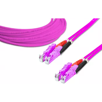 Lightwin vysokokvalitný duplexný LWL patch kábel - MM OM4 - LSH - LSH (LDP-50 LSH-LSH 1.0 OM4)