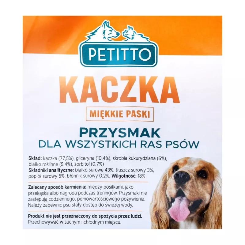PETITTO Duck Soft stripes - psie maškrty - 500 g