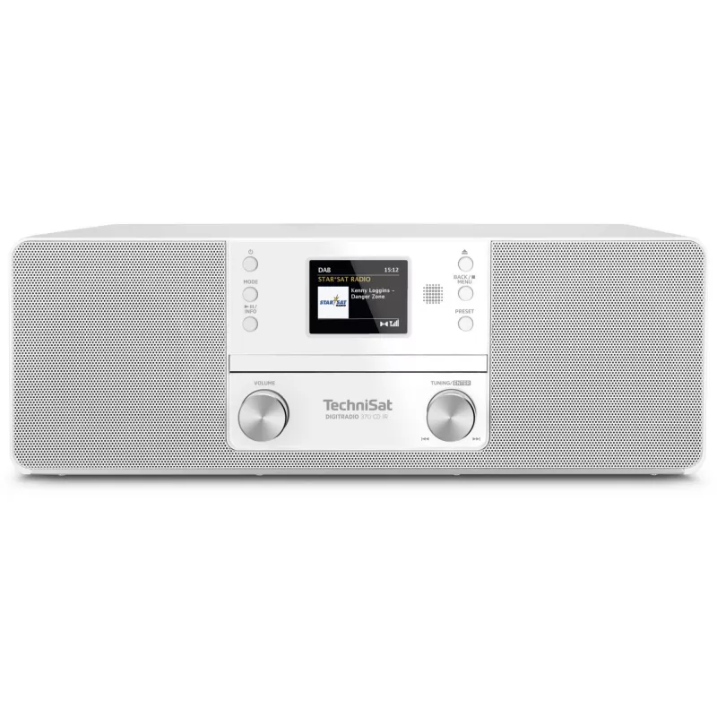 TechniSat DigitRadio 370 CD IR DAB rádio CD / MP3 prehrávač digitálny prehrávač internetové rádio Bluetooth audio prijímač 10 wattov