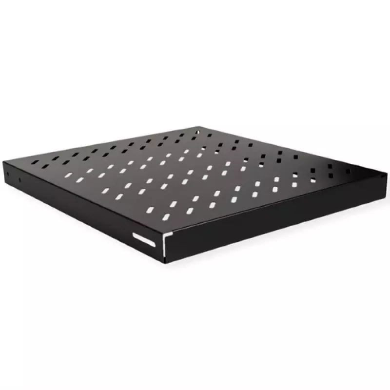 Polica do racku ROLINE 19-palcová 1U 500 mm 50 kg, čierna