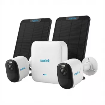 Bezpečnostná sada Reolink Hub 1 s 2x Argus B350 kamery a 2x solárne panely