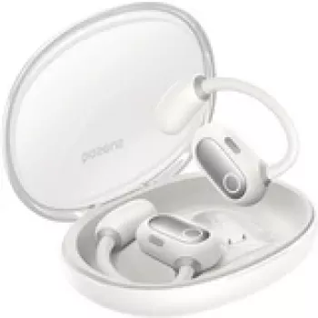 Open-Ear TWS slúchadlá Baseus Eli Sport 1 biele — Bluetooth 5.0, IPX4 ochrana proti striekajúcej vode