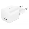 Nabíjačka Belkin BoostCharge 25W USB-C PD (interiér AC) biela — pre prenosné herné konzoly, smartfóny, tablety