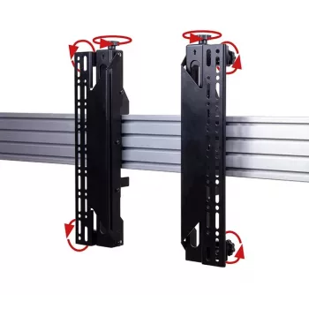 Univerzálne ramená rozhrania s mikrojustáciou B-Tech BT8390-VESA400MAF/B