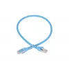 Sieťový kábel Extralink LAN patch kábel kat.6A RJ-45 Cat6a 0,5 m modrý