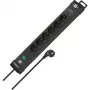 Predlžovací kábel Brennenstuhl 1951160608 3 m 6 AC zásuviek interiér čierny
