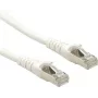 Sieťový kábel ROLINE CAT.6a S/FTP RJ45 15 m biely
