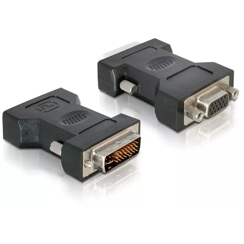 VGA 15-pól konektor samica na DVI 24+5 konektor samec DeLOCK 65016
