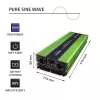 Qoltec Monolith napájací adaptér/menič do auta 5000 W zelená