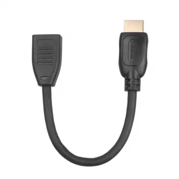 HDMI predlžovací kábel F-M 15 cm v2.0
