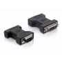 Delock - VGA adaptér - DVI-I (W) na HD-15 (VGA) (M) - skrutky s ryhovanou hlavou (65017)