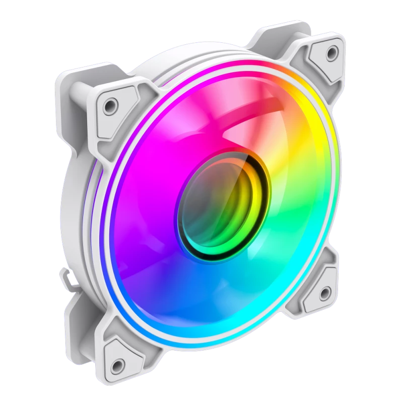 Gamemax | skriňový ventilátor | DUAL RING INFINITY | biely
