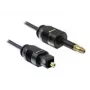 Toslink audio kábel DeLOCK 82876 2 m Mini-TOSLINK čierny
