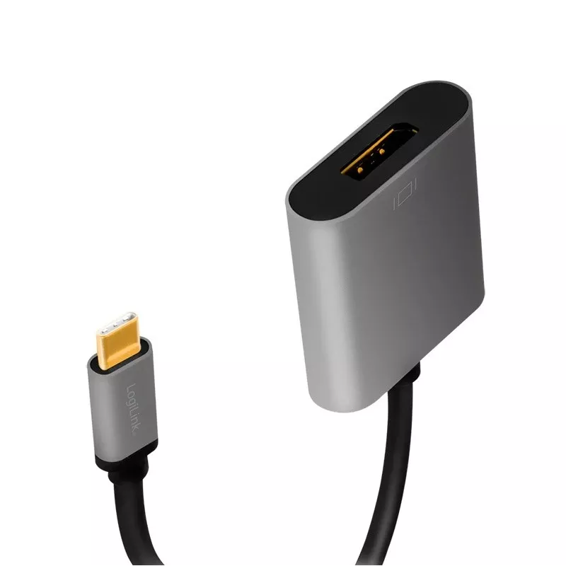 LogiLink CUA0102 USB 3.2 Gen1 Type-C na DisplayPort kábel 0,15 m čierna