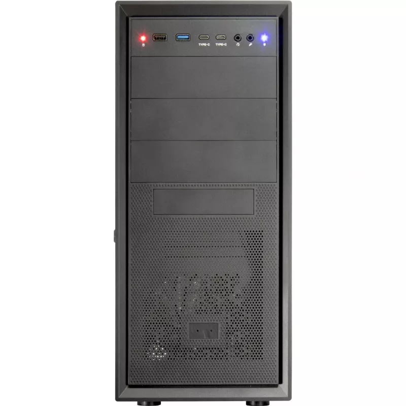 Počítačová skriňa Inter-Tech ATX IT-8862 Plaid, farba čierna
