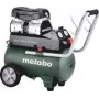 Metabo Basic 220-24 OF Silent vzduchový kompresor — 24 l nádrž, bezolejový, model 601593000