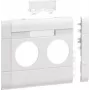 Hager krycia doska GB120219016 2-násobná BRA 120mm hf v-biela (GB120219016)