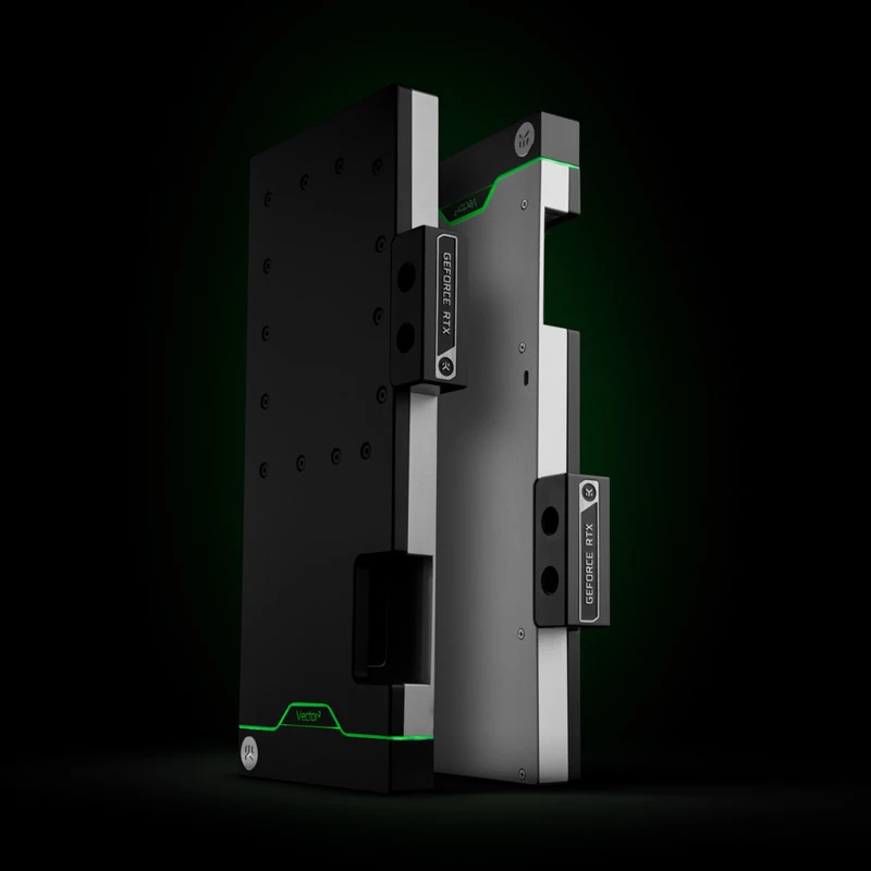 EK-Quantum Vector² FTW3 RTX 3080/90 zadná doska, strieborná