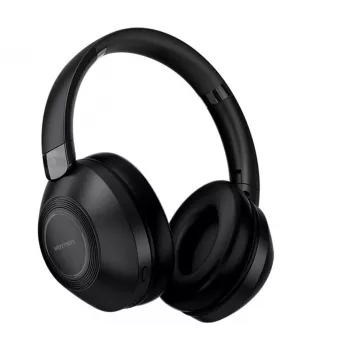 Headset Vention NBBB0 SoundMate S11 — bezdrôtové Bluetooth 5.3 slúchadlá s háčikom, nabíjacie puzdro 400 mAh, až 20 h, čierna