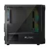 Počítačová skriňa Logic Concept Portos Mini ARGB Micro ATX čierna