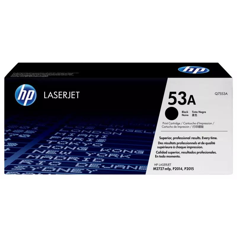 Toner HP Cartridge No.53A Čierna Q7553A 3000 strán