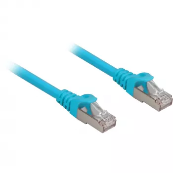 Patch kábel RJ45 Cat.6a SFTP (modrá, 2 metre, LSOH (bez halogénov))