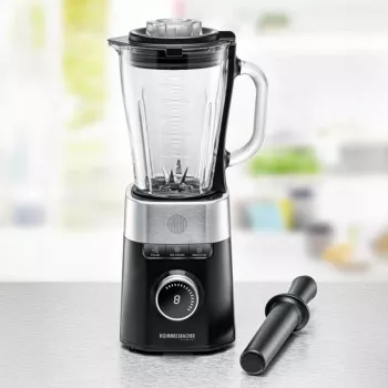 Kuchynský mixér Rommelsbacher MX 1260 — 1200 W, 1,5 L, čierna/nerez